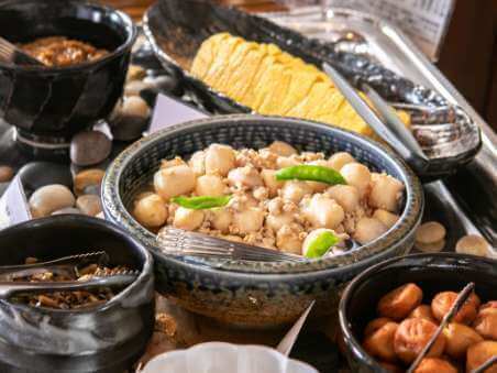 朝食ビュッフェ